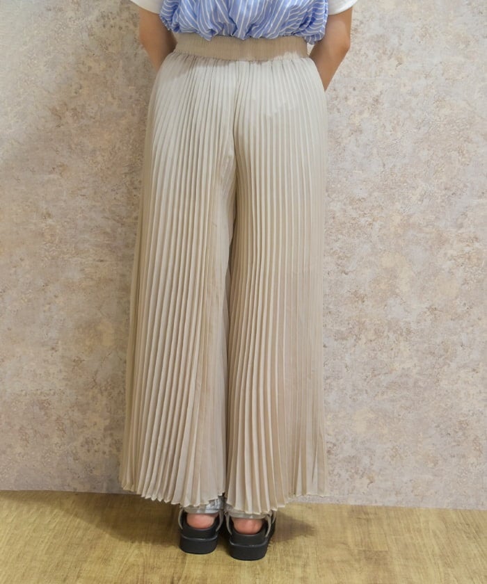 Chiffon Pleated Pants