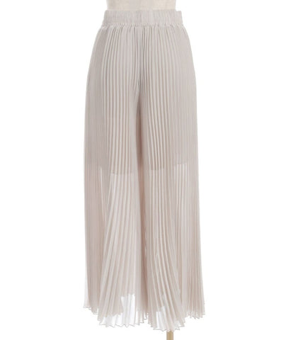 Chiffon Pleated Pants
