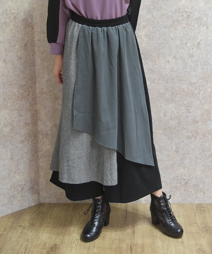 Asymmetric Layered Pants