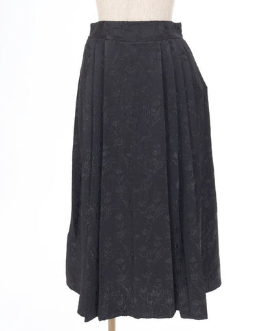 Jacquard Tuck Skirt (Time-limited Price)