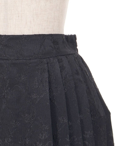 Jacquard Tuck Skirt (Time-limited Price)