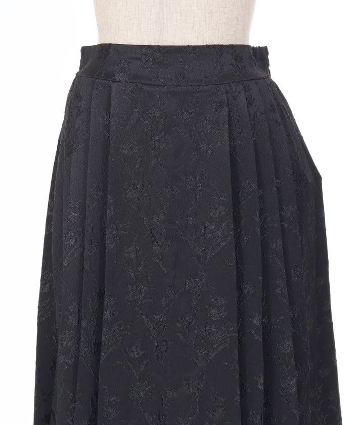 Jacquard Tuck Skirt (Time-limited Price)