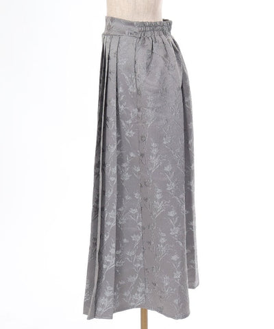 Jacquard Tuck Skirt (Time-limited Price)