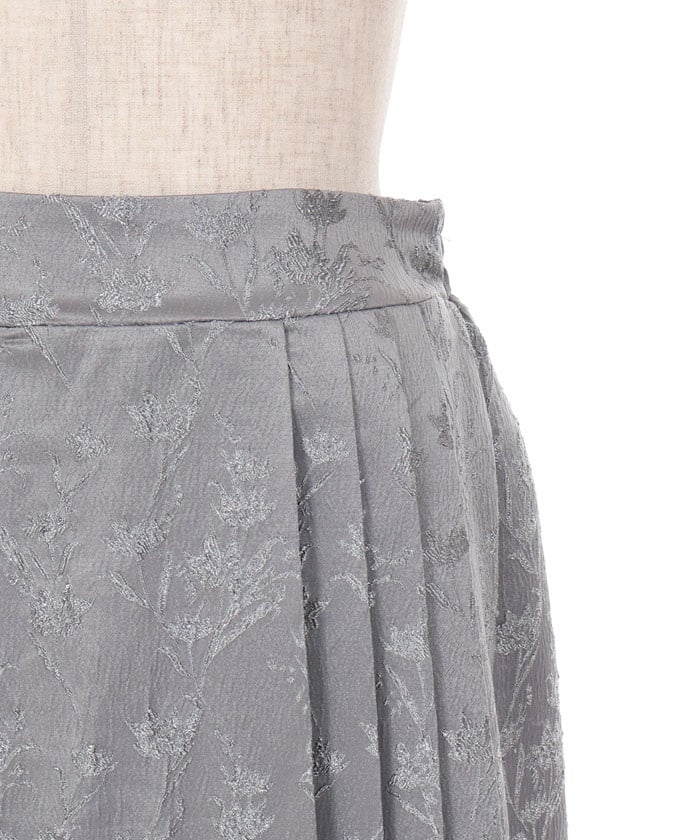 Jacquard Tuck Skirt (Time-limited Price)