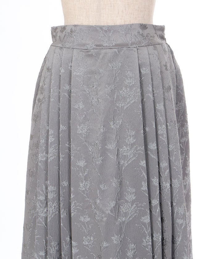 Jacquard Tuck Skirt (Time-limited Price)