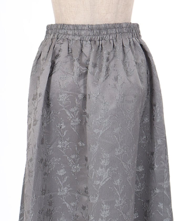 Jacquard Tuck Skirt (Time-limited Price)