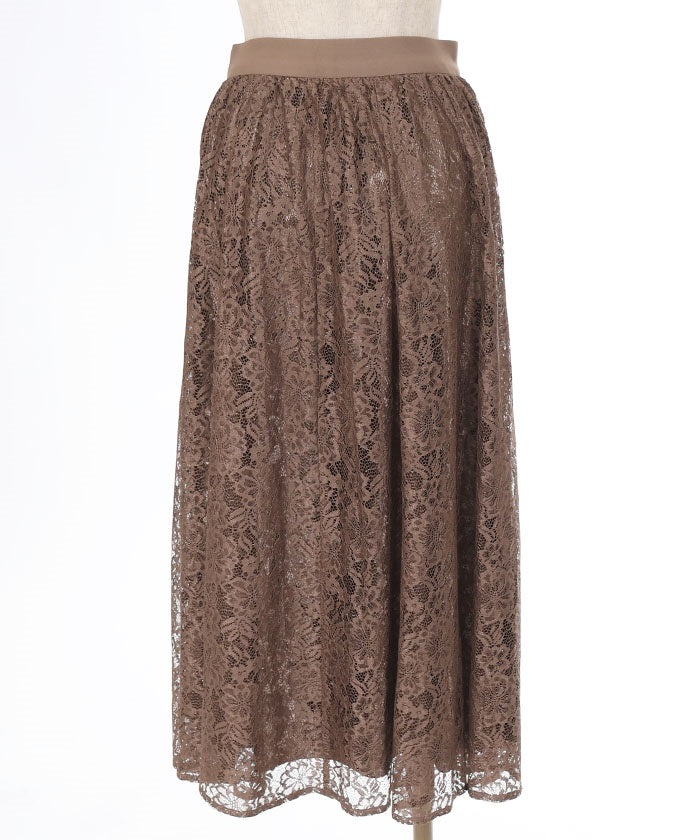 Lace Flare Skirt