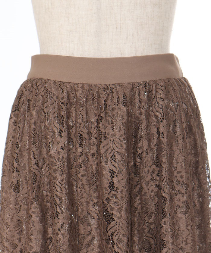 Lace Flare Skirt