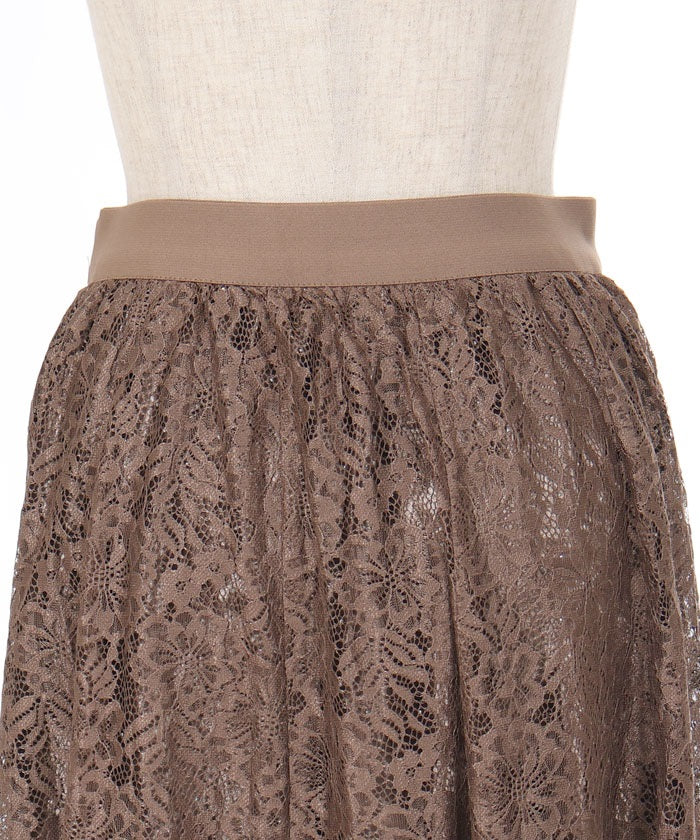 Lace Flare Skirt