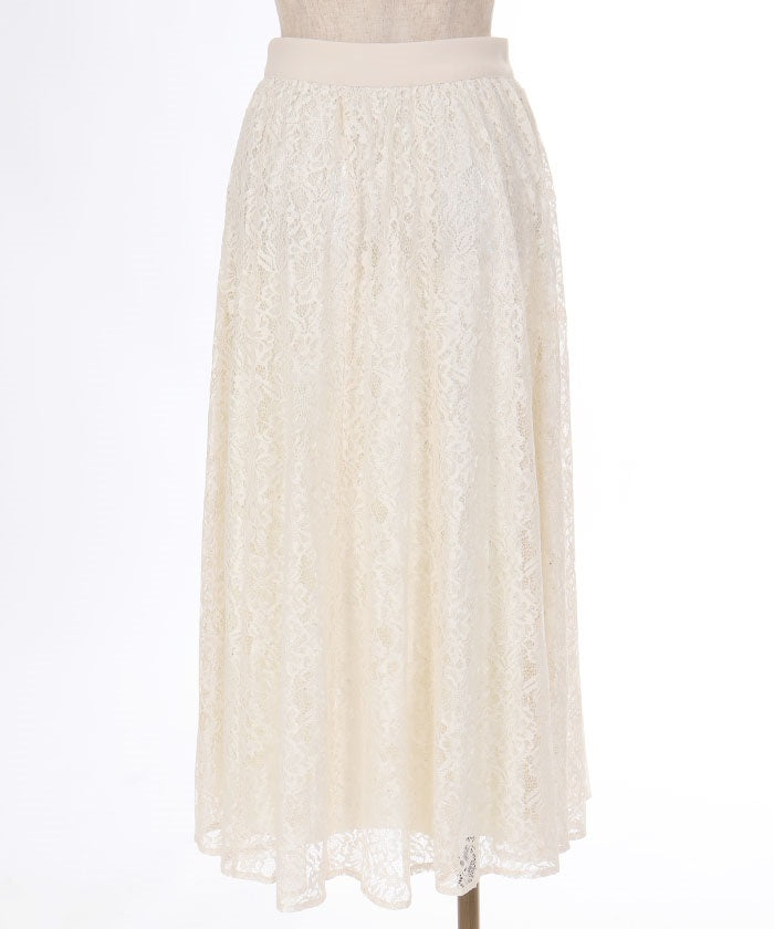 Lace Flare Skirt