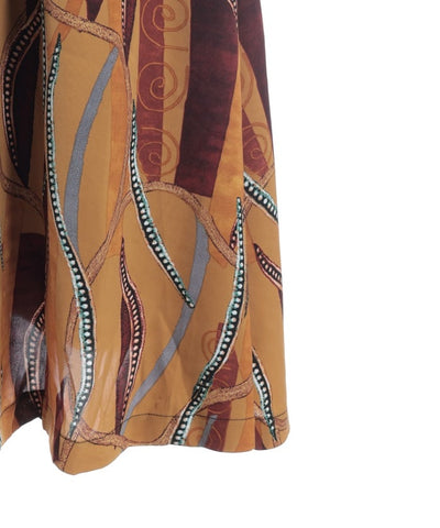 Asymmetric Decoration Belt Skirt