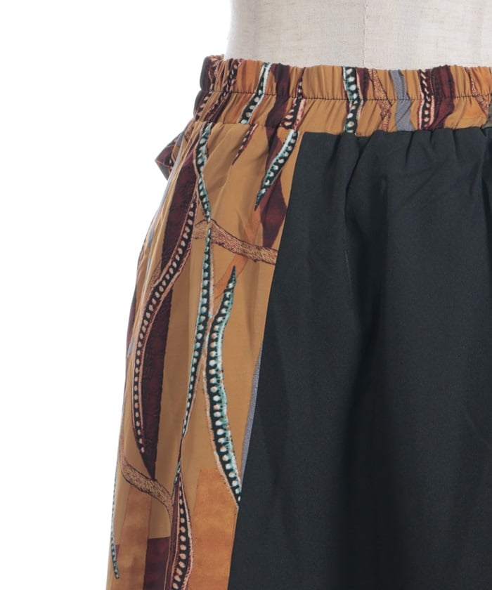 Asymmetric Decoration Belt Skirt