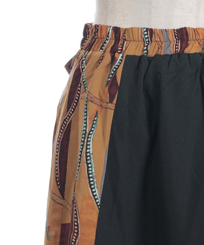 Asymmetric Decoration Belt Skirt