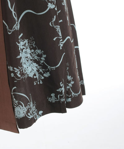 Asymmetric Decoration Belt Skirt