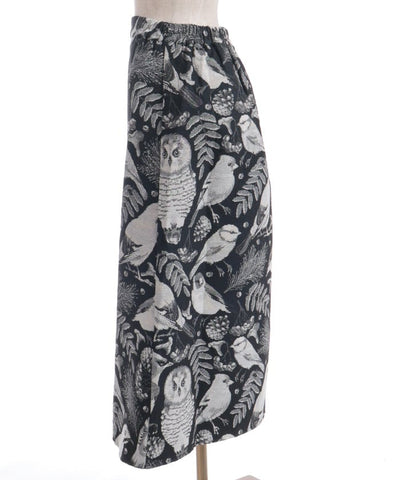 Wild Birds Pattern Gobelin Skirt