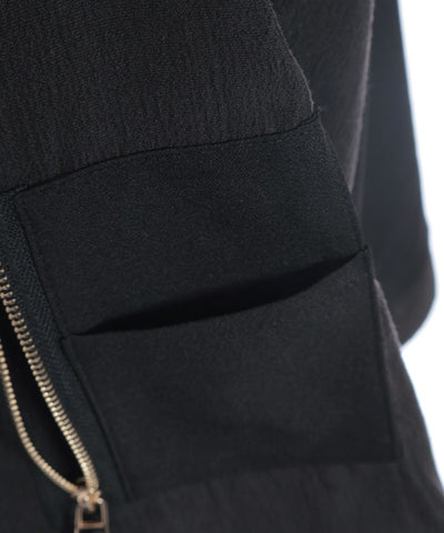 Balloon Sleeve Contrast Fabric Panel Pullover