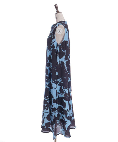 Skipper Large Pattern Flare Dress
