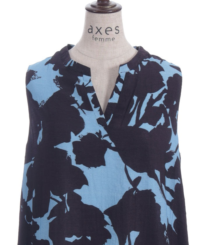 Skipper Large Pattern Flare Dress