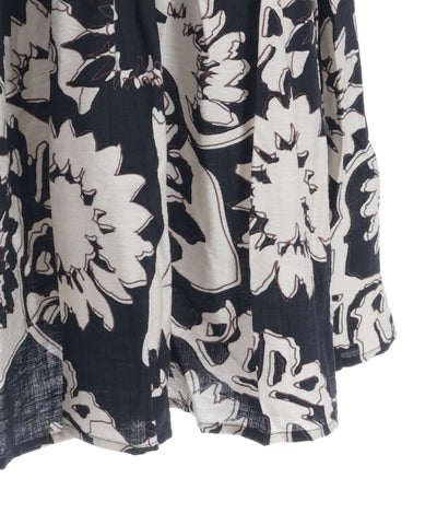 Overall Pattern Tiered Dress