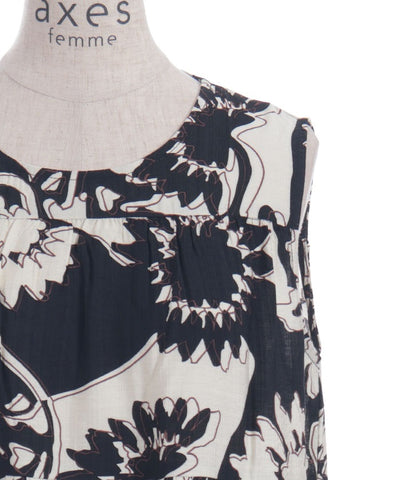 Overall Pattern Tiered Dress
