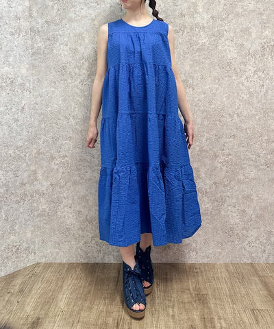 Jacquard Tiered Dress