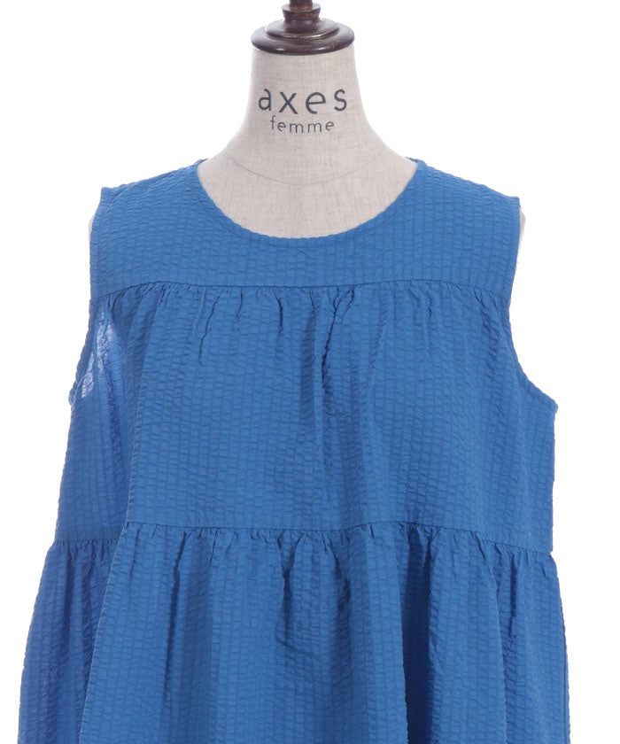 Jacquard Tiered Dress