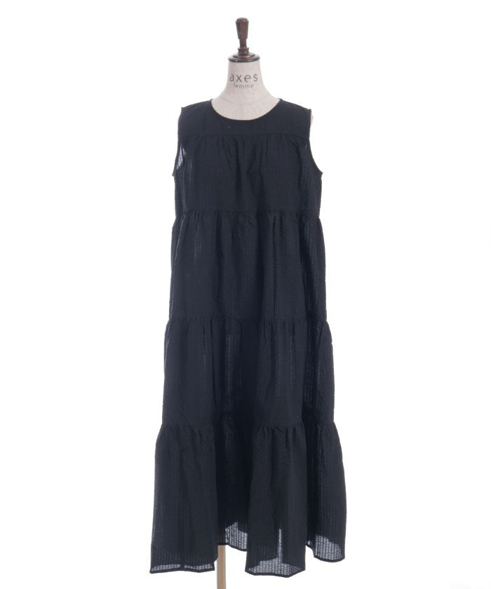 Jacquard Tiered Dress