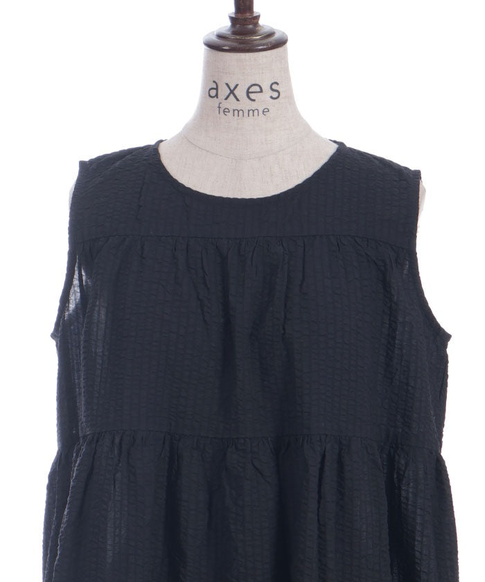 Jacquard Tiered Dress