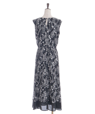 Floral Pattern Hem Color Scheme Dress