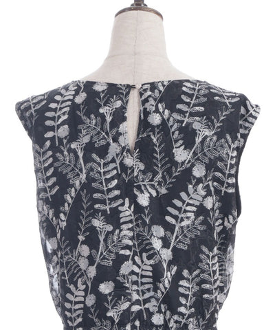 Floral Pattern Hem Color Scheme Dress