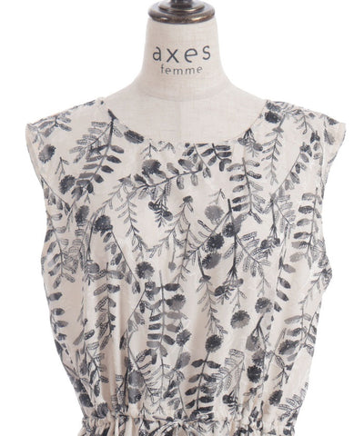 Floral Pattern Hem Color Scheme Dress