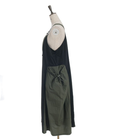 Shoulder Belt Color Scheme Jumper Skirt