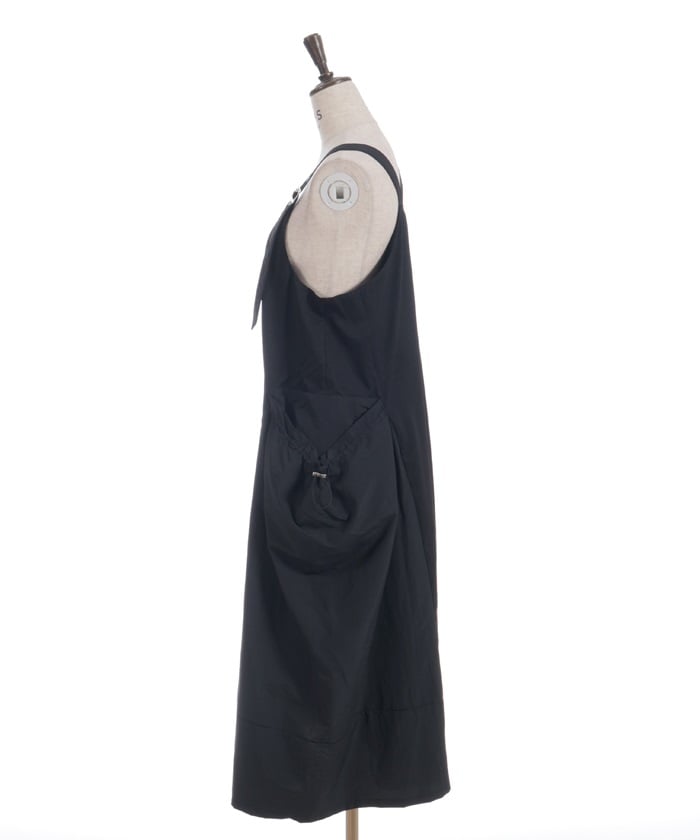 Shoulder Belt Color Scheme Jumper Skirt