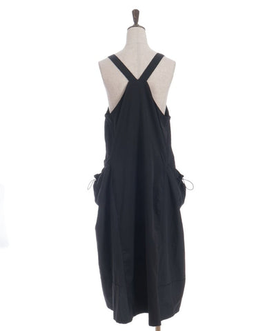 Shoulder Belt Color Scheme Jumper Skirt