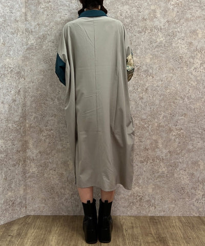 Patchwork Shirt Dress
