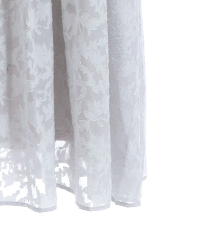 Sheer Jacquard Hoodie Dress