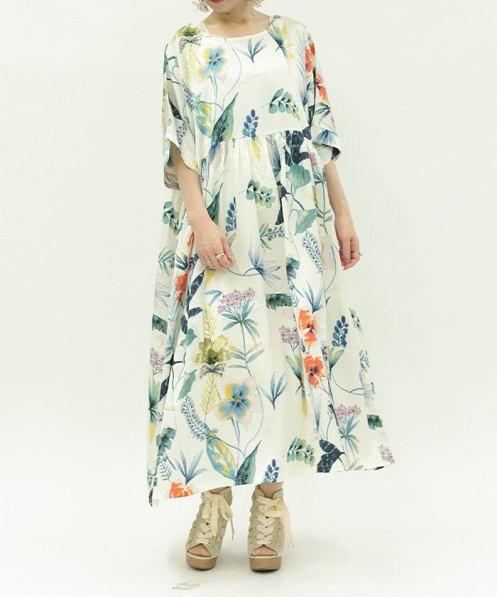 Leaf Pattern Dress