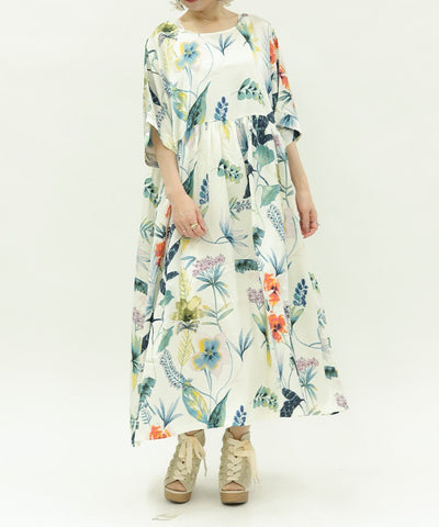 Leaf Pattern Dress