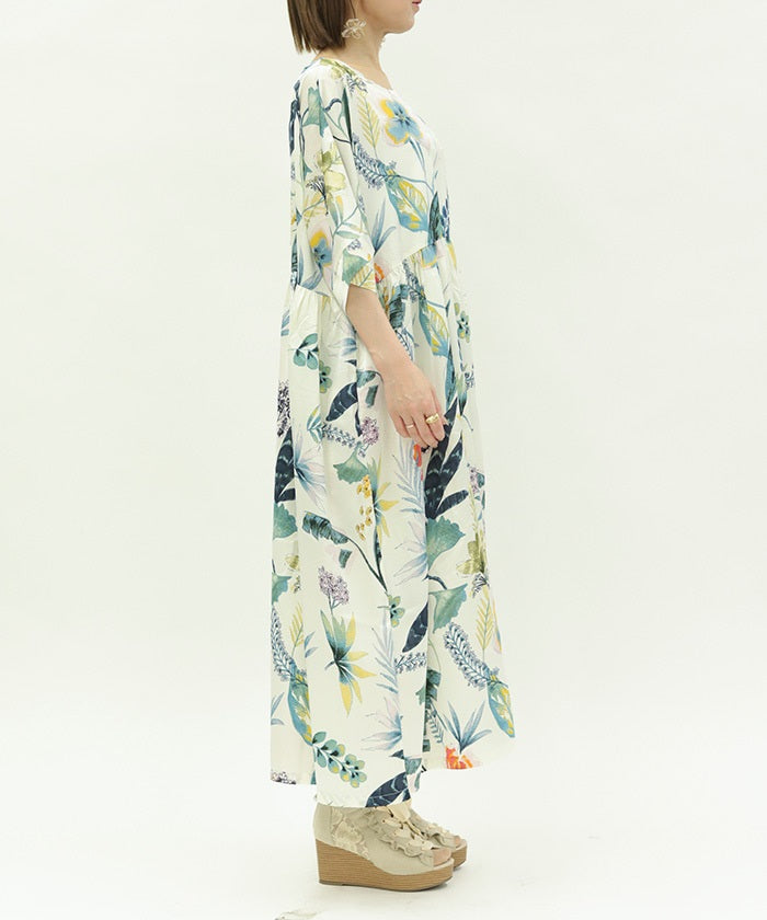 Leaf Pattern Dress