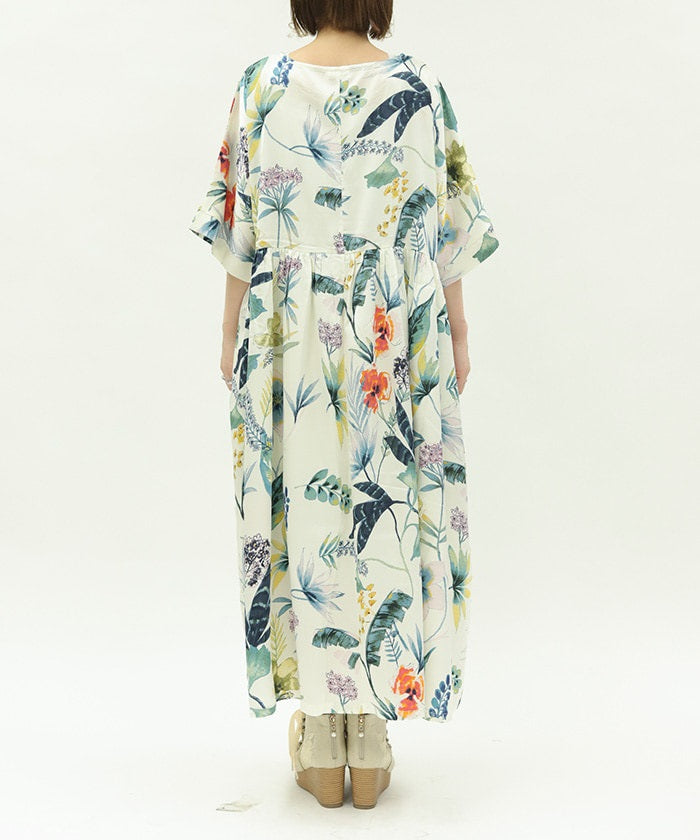 Leaf Pattern Dress