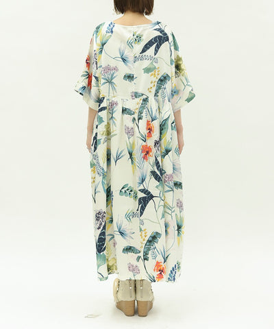 Leaf Pattern Dress