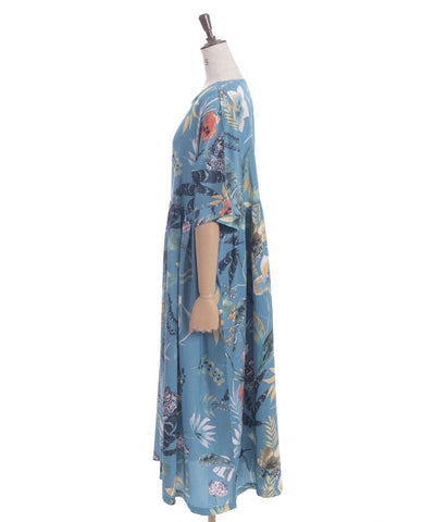 Leaf Pattern Dress