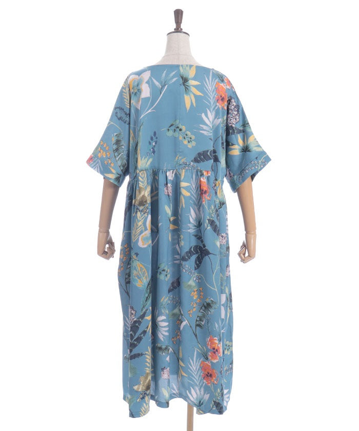 Leaf Pattern Dress