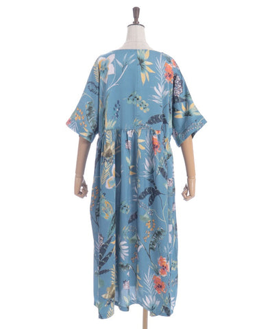 Leaf Pattern Dress