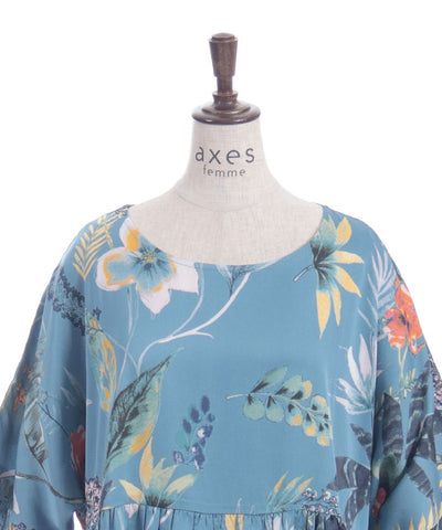 Leaf Pattern Dress