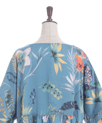 Leaf Pattern Dress