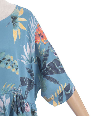 Leaf Pattern Dress