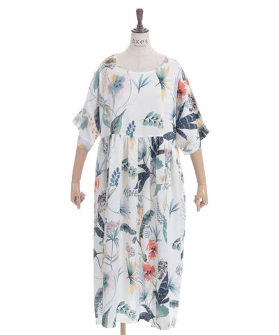Leaf Pattern Dress