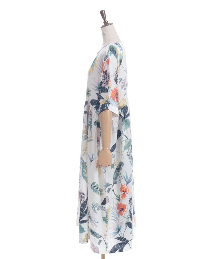Leaf Pattern Dress