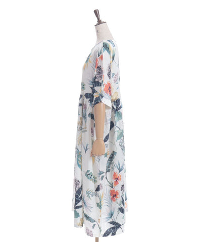 Leaf Pattern Dress